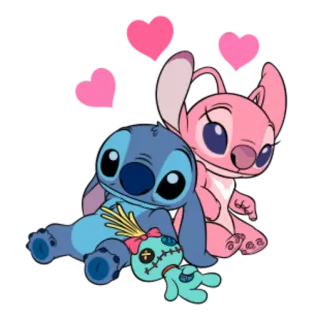💕 Stitch stitch, disney, lilo and stitch, cartoon, cute telegram sticker