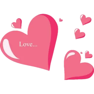 💕 Love... любовь, сердечки, розовый, романтика telegram sticker