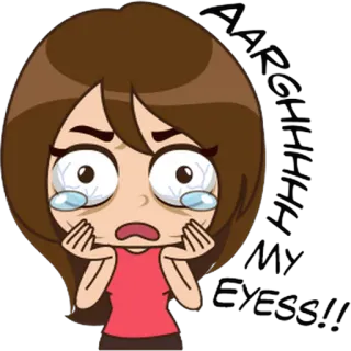 😢 плач, грустный, расстроенный, эмоциональный, мультфильм, слезы telegram sticker