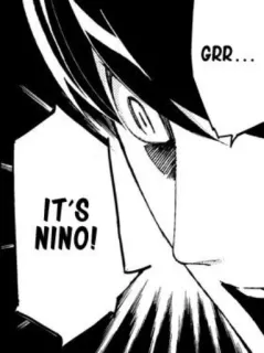 😠 Nino GRR...
IT'S NINO! Anime, Manga, Karakter, Balon ucapan whatsapp sticker