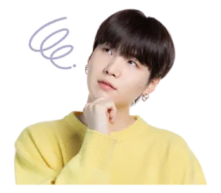 🤔 personne, penser, confus, question, jaune telegram sticker