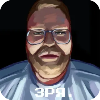 👓 ЗРЯ. mem, obraz, piksel, rosyjski telegram sticker