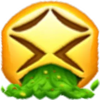 🤮 Emoji, malade, vomir, vomissement, vertige telegram sticker