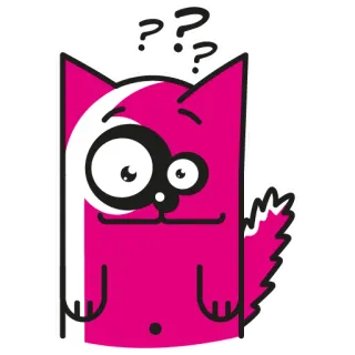😡 ??? แมว, การ์ตูน, คำถาม, ตลก, น่ารัก telegram sticker