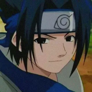 🀄️ Sasuke Uchiha Naruto Аниме, Манга, Ниндзя, Саске, Учиха telegram sticker