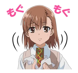 😙 むぐむぐ Anime, Manga, Jedzenie, Jedzenie, Słodkie, Dziewczyna telegram sticker
