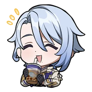 ☺️ Anime, Sticker, Mignon, Personnage, Boba, Kawaii whatsapp sticker