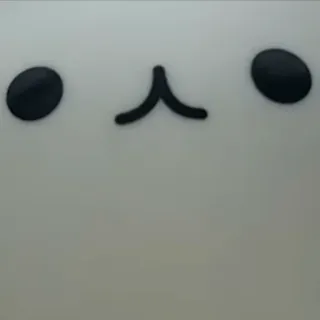 🙂 emoji, face, cute, kawaii, minimalist, sticker telegram sticker