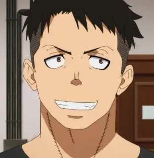 🖤 Takehisa Hinawa Fire Force anime, fire force, takehisa hinawa, character telegram sticker