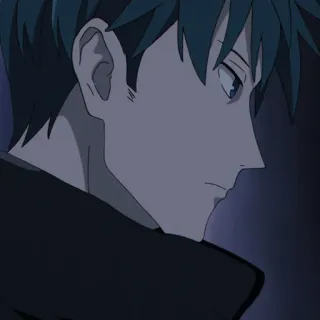 🚬 Anime, Con trai, Nghiêm túc, Hồ sơ, Tóc telegram sticker