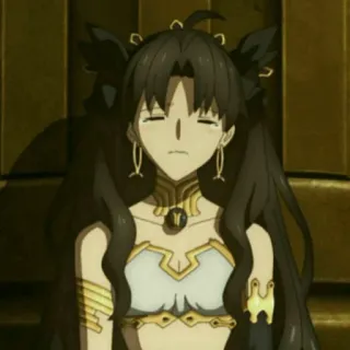 😢 Rin Tohsaka Fate/stay night anime, chica, Fate, Rin Tohsaka, tsundere telegram sticker