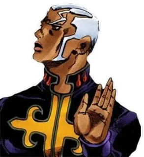 😡 Enrico Pucci JoJo's Bizarre Adventure Enrico Pucci, JoJo's Bizarre Adventure, Anime, Manga, Personnage telegram sticker