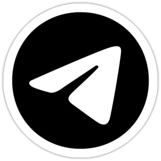 🖤 텔레그램, 로고, 메시지, 앱, 소통, 화살표, 텔레그램 앱 whatsapp sticker