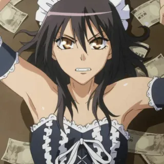 🎀 Misaki Ayuzawa Kaichou wa Maid-sama! Anime, Maid, Wütend, Misaki Ayuzawa, Kaichou wa Maid-sama! telegram sticker