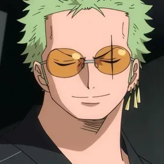 💈 Roronoa Zoro One Piece Anime, One Piece, Roronoa Zoro, Zoro, Espadachín, Pirata telegram sticker