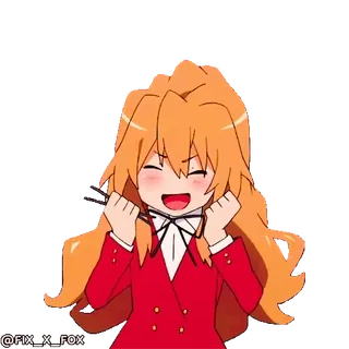 🥳 Taiga Aisaka Toradora! telegram sticker