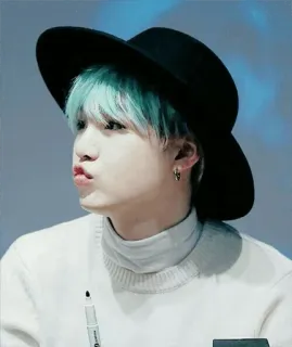 😘 Suga K-pop, BTS, Min Yoongi, Idole, Chanteur telegram sticker