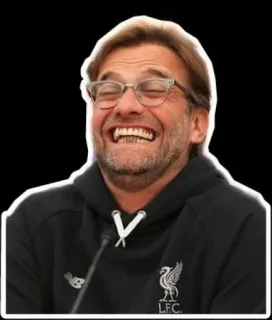 😂 Jurgen Klopp футбол, менеджер, Ливерпуль, смех, тренер, футбол telegram sticker