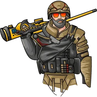 ⚔ Soldat, Waffe, Krieg, Kampf, Militär whatsapp sticker