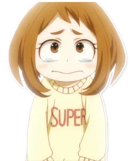 😭 SUPER anime, cry, sad, emotional, sticker telegram sticker
