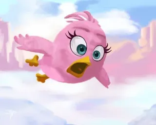 😱 Stella Angry Birds angry birds, стелла, птица, мультфильм telegram sticker