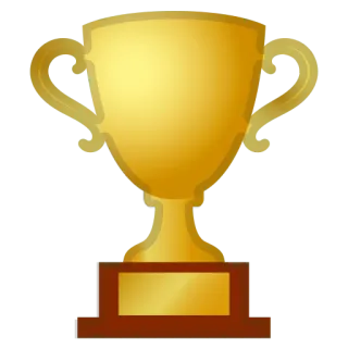 🏆 trophy, award, gold, winner, achievement, prize, competition telegram sticker