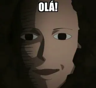 😃 Saitama One-Punch Man OLÁ! 动漫, 一拳超人, 埼玉, 你好 telegram sticker