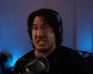 🥶 Markiplier Markiplier, Youtubeur, drôle, expression, gamer, personnalité web telegram sticker