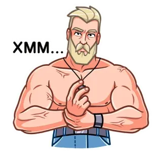 🤔 XMM... telegram sticker