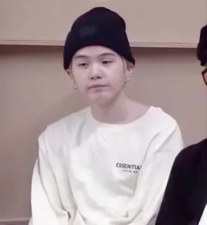 🌆 ESSENTIAL person, man, portrait, beanie, kpop telegram sticker