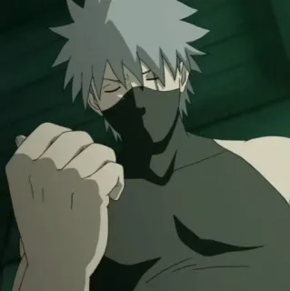 🥷 Kakashi Naruto anime, ninja, Kakashi Hatake, Naruto, manga, character telegram sticker
