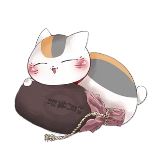 ❤ 猫, かわいい, 動物, 幸運, 三毛猫 telegram sticker