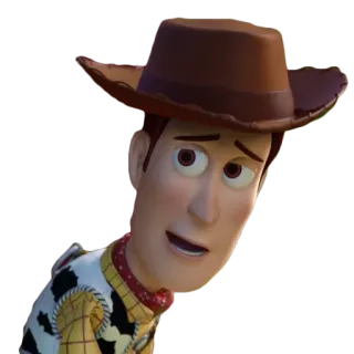 😔 Woody Toy Story Cowboy, Personaggio, Cartone animato, Amico, Giocattolo, Animato telegram sticker
