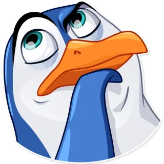 🤔 Skipper Madagascar pinguin, madagaskar, skipper, cartoon, zeichentrick, denkend telegram sticker