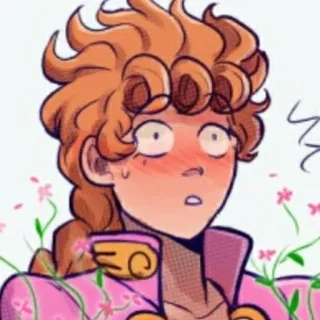 😳 Giorno Giovanna JoJo's Bizarre Adventure Anime, Manga, Personaje, Arte, Dibujo animado, Fanart telegram sticker
