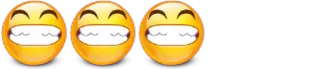 😁 Emoji, Smiley, Lachen, Fröhlich, Lustig, Zähne, Gesichtsausdruck whatsapp sticker