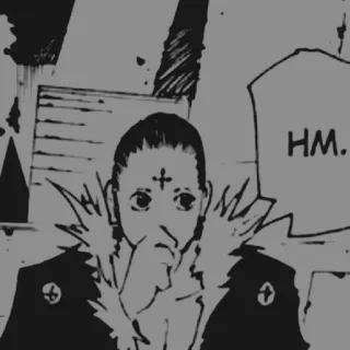 ✖️ HM. Anime, Manga, Personaggio, Hm telegram sticker