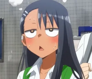 🌟 Nagatoro Don't Toy with Me, Miss Nagatoro Anime, Nagatoro, Manga, Charakter, Cartoon whatsapp sticker