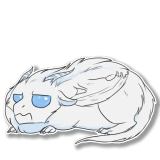 😒 dragão, fofo, animal, fantasia, desenho animado, adesivo telegram sticker