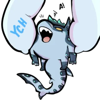 👌 YCH tiburón, dibujos animados, animal, personaje telegram sticker