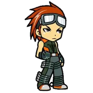 😃 Anime, Manga, Kreskówka, Postać, Fighter telegram sticker