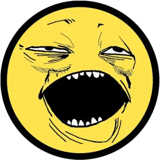 😆 Meme, Drôle, Émoji, Réaction, Meme internet telegram sticker