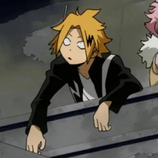 ⚡️ Denki Kaminari My Hero Academia Anime, Denki Kaminari, My Hero Academia, Personaje, Electricidad, Academia U.A. whatsapp sticker