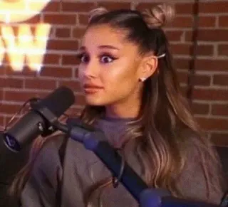 🤯 Ariana Grande osoba, celebryta, gwiazda pop, piosenkarka, kobieta telegram sticker