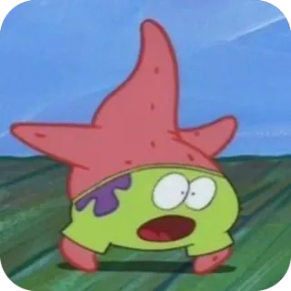 🫥 Patrick Star SpongeBob SquarePants telegram sticker