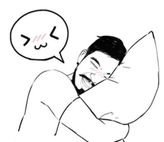 🌫 นอนหลับ, หมอน, พักผ่อน, นอน, ผ่อนคลาย, งีบ, เหนื่อย telegram sticker