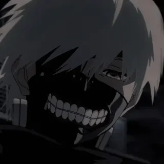😒 Ken Kaneki Tokyo Ghoul Anime, Manga, Tokyo Ghoul, Ken Kaneki, Ngạ quỷ, Mặt nạ telegram sticker