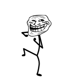 💃 Trollface Trollface, Meme, Internet, Troll, Drôle telegram sticker