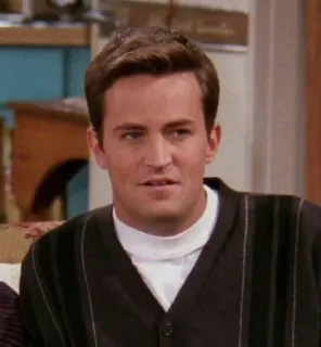 🥥 Chandler Bing Friends sitcom, télé, Friends, années 90, Chandler telegram sticker