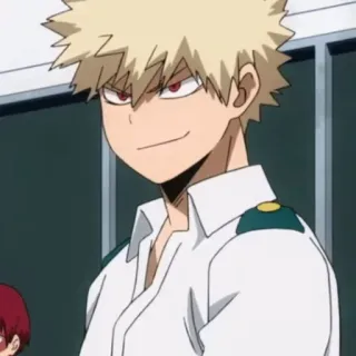 💥 Katsuki Bakugo My Hero Academia อนิเมะ, มังงะ, ฮีโร่, อัตลักษณ์, บาคุโก telegram sticker